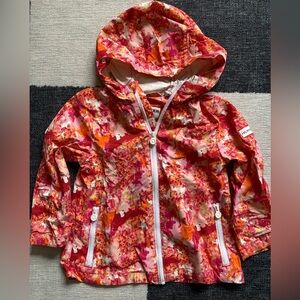 Hunter Kids' Pink and Orange Rain Jacket